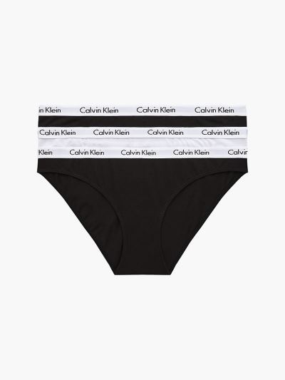 Calvin Klein Underwear HU858738 | Calvin Klein Carousel Női Bikini Alsó Fekete / Fehér